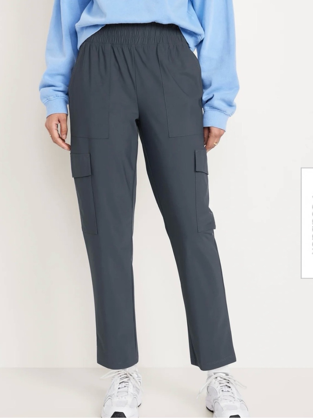 Elastic-Waist Sleektech Go Dry Cargo Pants